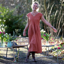 Robe Louison - lin terracotta - Quintessence