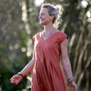 Robe Louison - lin terracotta - Quintessence