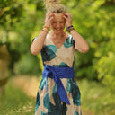 Robe Louison - satin de coton Jardin d’Hiver - Quintessence