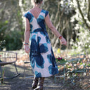 Robe Louison - satin de coton Jardin d’Hiver - Quintessence