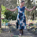 Robe Louison - satin de coton Jardin d’Hiver - Quintessence