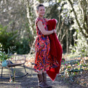 Robe Louison - Satin de coton palette fauve - Quintessence