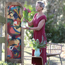 Robe Louison - viscose/lin cerise noire - Quintessence