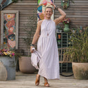 Robe Monique et son boléro vichy ficelle - Quintessence