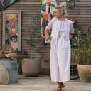 Robe Monique et son boléro vichy ficelle - Quintessence