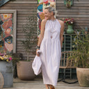 Robe Monique et son boléro vichy ficelle - Quintessence