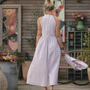 Robe Monique et son boléro vichy ficelle - Quintessence