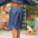 Robe Orlane - lyocell denim bleu - Quintessence