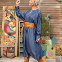 Robe Orlane - lyocell denim bleu - Quintessence