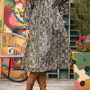 Robe Orlane - popeline de coton Brise boisée - Quintessence