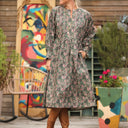 Robe Orlane - popeline de coton Brise boisée - Quintessence