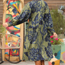 Robe Orlane - satin de coton Ondée botanique - Quintessence