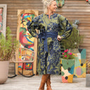 Robe Orlane - satin de coton Ondée botanique - Quintessence