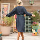 Robe Orlane - sergé de viscose marine - Quintessence