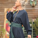 Robe Orlane - sergé de viscose marine - Quintessence