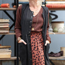 Robe Pauline — Jean noir - Quintessence