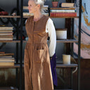 Robe Pauline — Velours côtelé camel - Quintessence