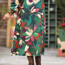 Robe Pensée - Satin de coton Couleurs de saison - Quintessence