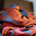 Robe Perrine — Viscose imprimée Graphique fauve - Quintessence