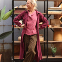 Robe Reine — Double gaze de coton lie de vin - Quintessence