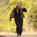 Robe Reine — Modal lavé noir - Quintessence