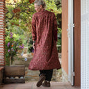Robe Reine — Satin de coton écorce moka - Quintessence