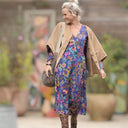 Robe romane - viscose Explosion Florale - Quintessence