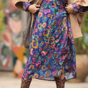 Robe romane - viscose Explosion Florale - Quintessence