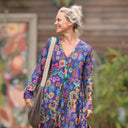 Robe romane - viscose Explosion Florale - Quintessence