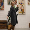 Robe Rosine - flanelle grise - Quintessence