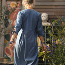 Robe Ryme - jean de coton léger bleu - Quintessence