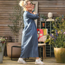 Robe Ryme - jean de coton léger bleu - Quintessence