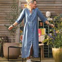 Robe Ryme - jean de coton léger bleu - Quintessence