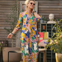 Robe Ryme - viscose nymphéas - Quintessence