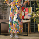 Robe Ryme - viscose nymphéas - Quintessence