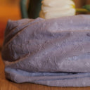 Robe Solène - coton brodé parme - Quintessence