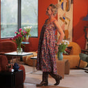 Robe Solène - coton Floraison améthyste - Quintessence