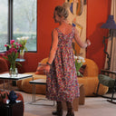 Robe Solène - coton Floraison améthyste - Quintessence