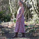 Robe Solène - coton Jardin Framboise - Quintessence