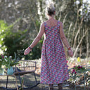 Robe Solène - coton Jardin Framboise - Quintessence