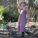 Robe Solène - coton Jardin Framboise - Quintessence