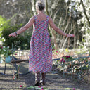 Robe Solène - coton Jardin Framboise - Quintessence