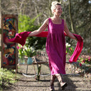 Robe Solène - Coton - lin bougainvillier - Quintessence