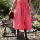 Robe Solène - double gaze de coton Pastèque - Quintessence