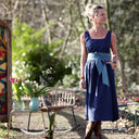 Robe Solène - Lin bleu indigo - Quintessence