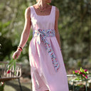 Robe Solène - Lin rose dragé - Quintessence