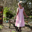 Robe Solène - Lin rose dragé - Quintessence