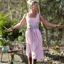 Robe Solène - Lin rose dragé - Quintessence