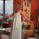 Robe Solène - Lin vert pep's - Quintessence