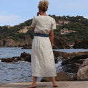 Robe Stella - lin bleuté - Quintessence